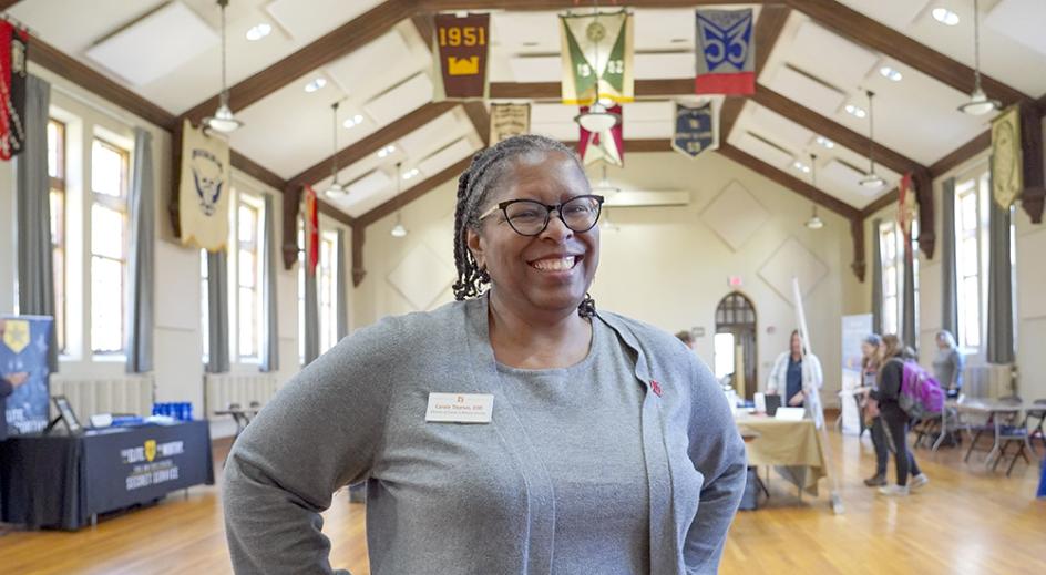 Dr. Carole Thomas at a Heidelberg HYPE Career Fair