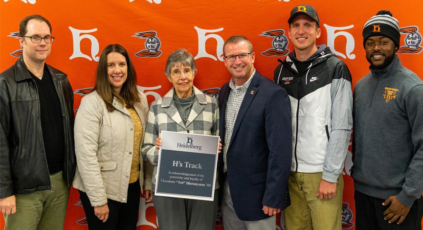 H’s Track honors Ted Hieronymus’ ’Berg footprints