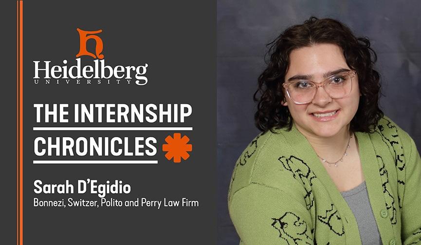 Internship Chronicles 46: Sarah D'Egidio