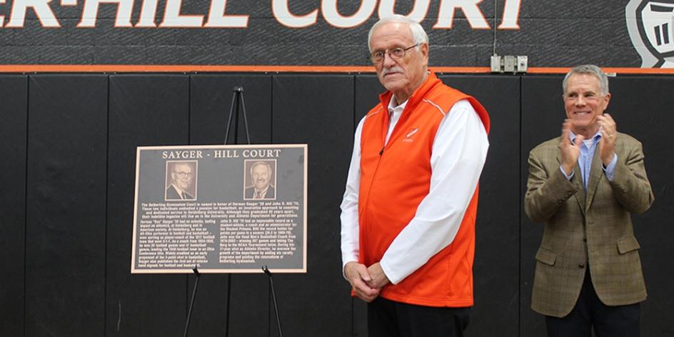 Sayger-Hill Court dedication