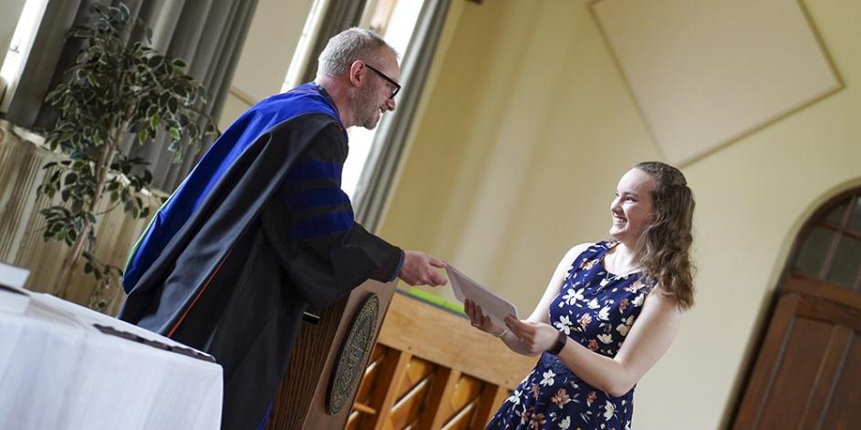 Heidelberg's Student Awards celebration returned to an in-person ceremony this yer.