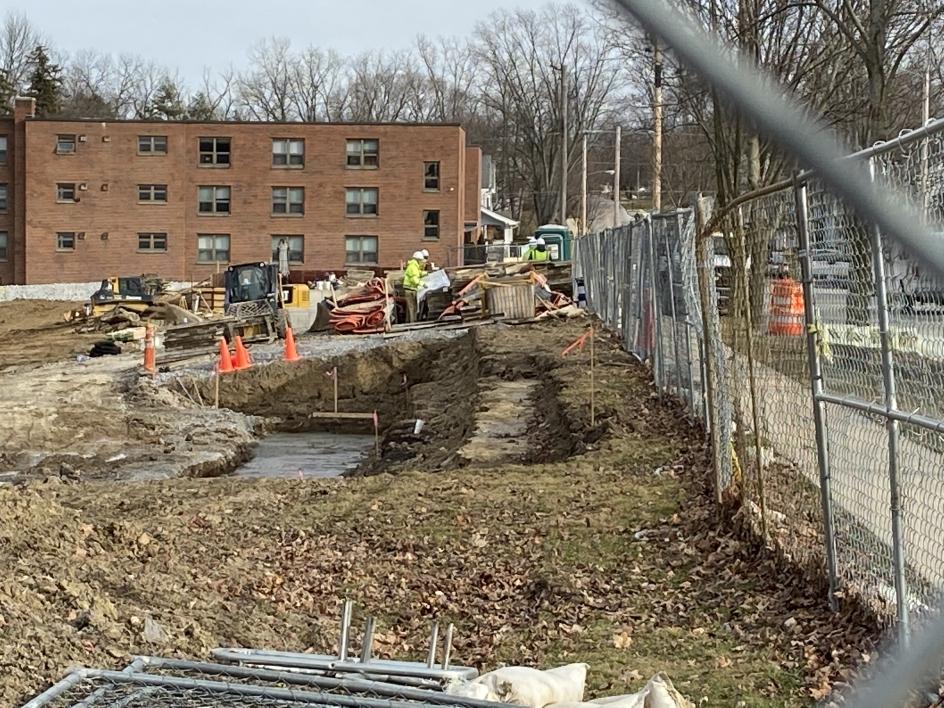 France Hall, Townhouse Apartments projects underway