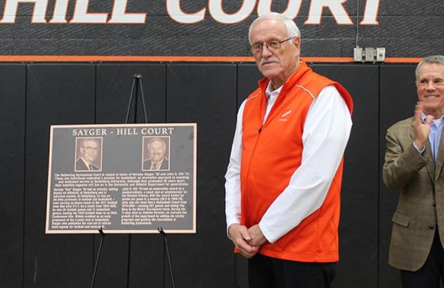 Sayger-Hill Court dedication